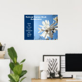 全国ナース週間お祝いポスターありがとう ポスター (ホームオフィス)