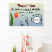 全国ナース週間チューリップ&ロゴ 横断幕 (インサイチュ)