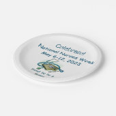 全国ナース週間2023紙プレート ペーパープレート (アングル)