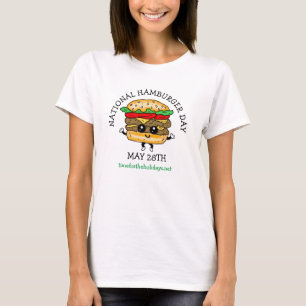 全国ハンバーガーの日5月28日Tシャツ Tシャツ