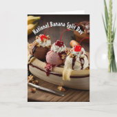 全国バナナスプリットデー カード (正面)