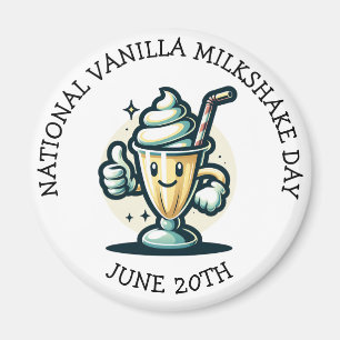 全国バニラミルクシェイクの日6月20日 マグネット