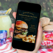 全国バーガー祭りパーティー 招待状