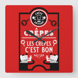 全国パンケーキの日9月26日 スクエア壁時計