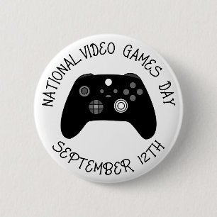 全国ビデオゲームの日9月12日 缶バッジ