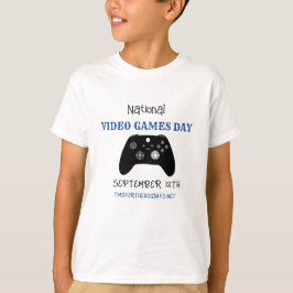 全国ビデオゲームの日9月12日 Tシャツ