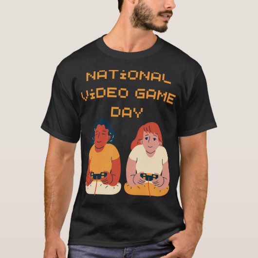 全国ビデオゲームの日 Tシャツ (正面)