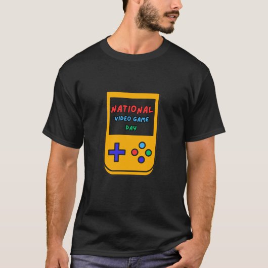 全国ビデオゲームの日 Tシャツ (正面)