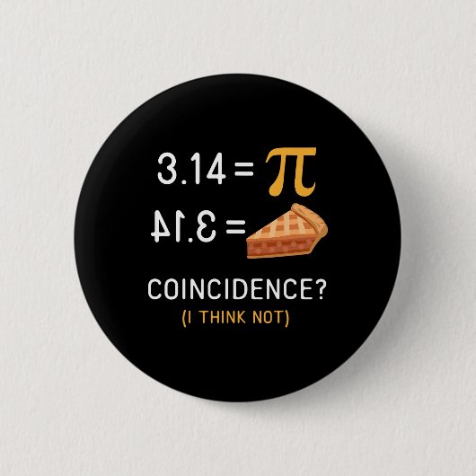 全国ピアデイシャツ数学先生Tシャツパイエクー 缶バッジ (正面)