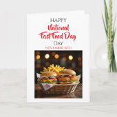 全国ファーストフードの日 | 11月16日 カード (正面)