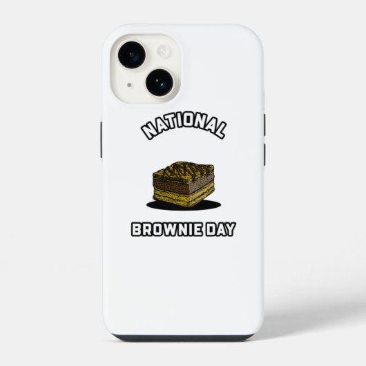 全国ブラウニーの日 iPhoneケース (裏面)