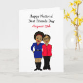 全国ベストフレンドの日 8月15日 カード (黄色い花)