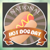 全国ホットドッグの日標識 ウィンドウサイン (シート3)