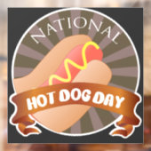 全国ホットドッグの日標識 ウィンドウサイン (シート2)