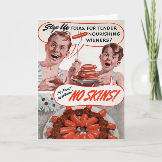 全国ホットドッグデービンテージ広告カード シーズンカード (正面)