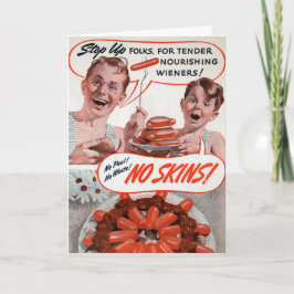 全国ホットドッグデービンテージ広告カード シーズンカード