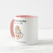 全国モカの日9月29日 |おもしろい休日 マグカップ (正面左)