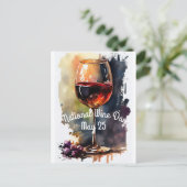 全国ワインデー ポストカード (スタンド正面)