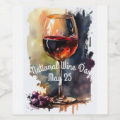 全国ワインデー ワインラベル (シングルラベル)