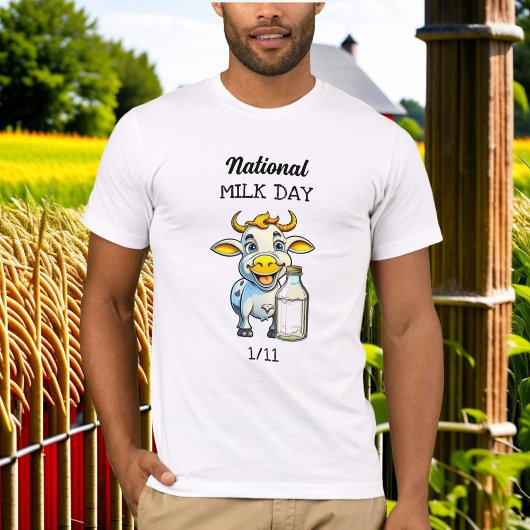 全国乳の日1月11日 Tシャツ
