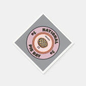 全国円さくらんぼ円 スタンダードカクテルナプキン (角)