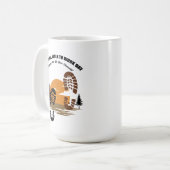 全国出勤日 コーヒーマグカップ (正面左)