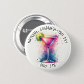 全国国際都市の日5月7日 缶バッジ (正面&裏面)