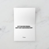 全国天気予報のデイカード – 男性 カード (内部)