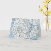 全国天気図 カード (黄色い花)