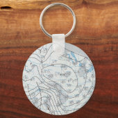 全国天気図 キーホルダー (正面)