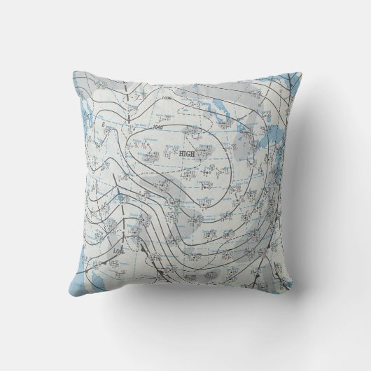 全国天気図 クッション (裏面)