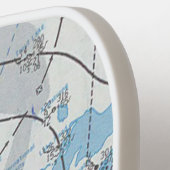 全国天気図 ピックルボールラケット (左詳細)