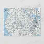 全国天気図 ポストカード (正面)