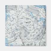 全国天気図 マグネット (正面)