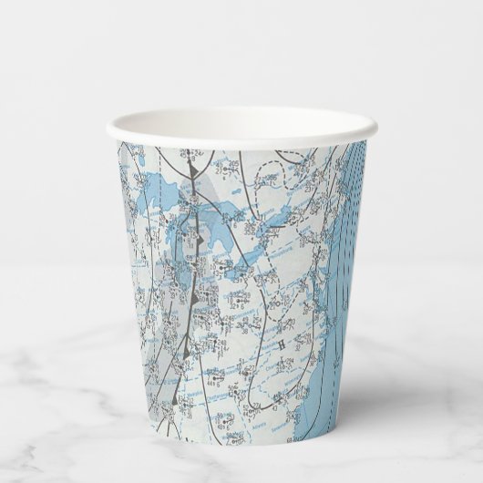 全国天気図 紙コップ (裏面)