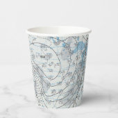 全国天気図 紙コップ (左)