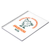 全国手洗い認識度週間 ノートブック (左側)