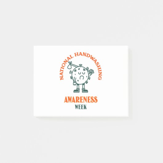 全国手洗い認識度週間 ポストイット (正面)