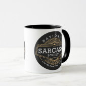 全国皮肉の社会 – 我々はあなたのサポートが必要であるように マグカップ (正面右)