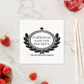 全国皮肉ソサエティ引用文皮肉おもしろい スタンダードカクテルナプキン (インサイチュ)