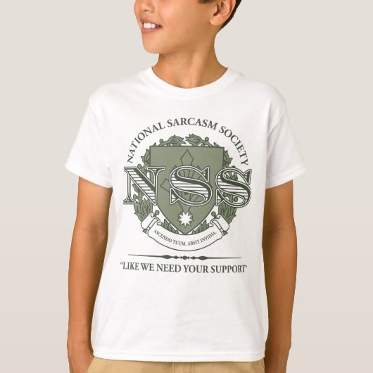 全国皮肉協会 Tシャツ (正面)