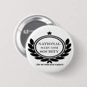 全国皮肉社会ユーモア引用文 缶バッジ (正面&裏面)