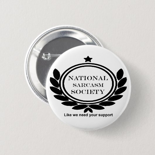 全国皮肉社会ユーモア引用文 缶バッジ (正面&裏面)