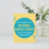 全国看護師月間 ポストカード (スタンド正面)