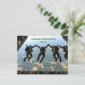 全国空挺記念日 ポストカード (スタンド正面)
