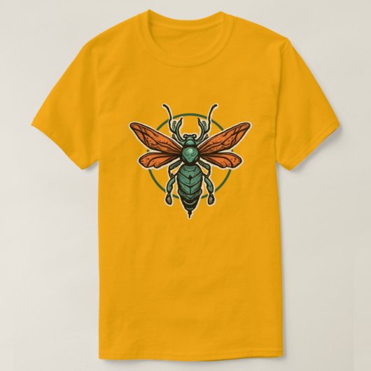 全国虫の日 Tシャツ (デザイン正面)