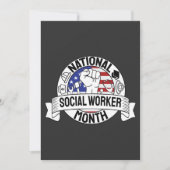 全国誇りを持ったのソーシャルワーカー（月） サンキューカード (正面)
