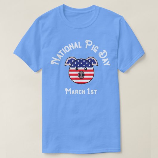 全国豚の日4240 Tシャツ (デザイン正面)