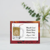 全国黒牛日食品の休日 ポストカード (スタンド正面)