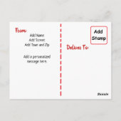 全国黒牛日食品の休日 ポストカード (裏面)